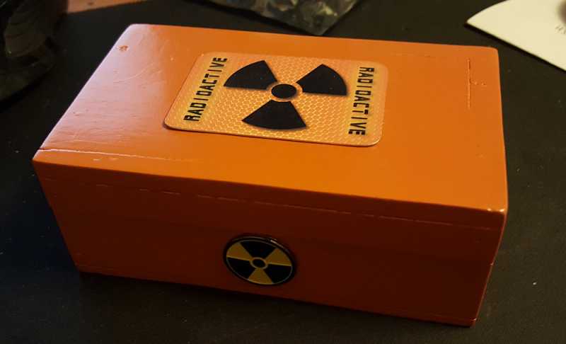 Little Orange Lead Lined Box