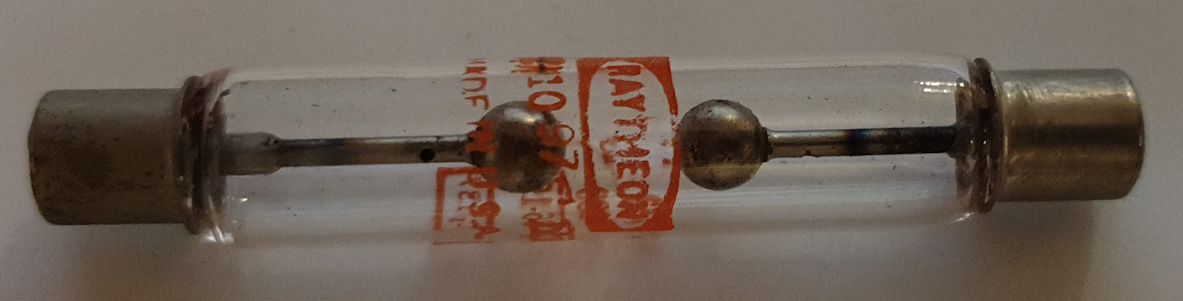 A Source for Caesium-137 Cs137 - Raytheon CK1097-15 spark gap