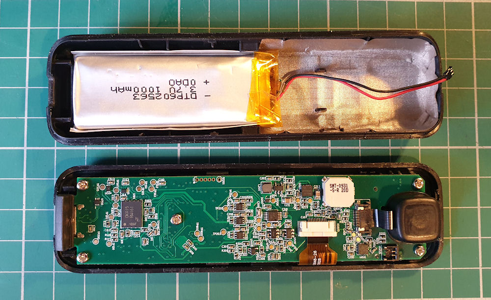 Replacing the LiPo battery on a Radiacode 101