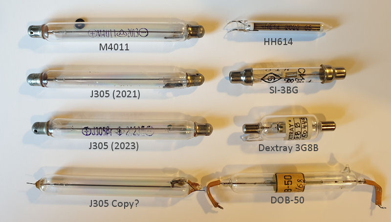 Glass Walled Geiger Muller Tube Shootout