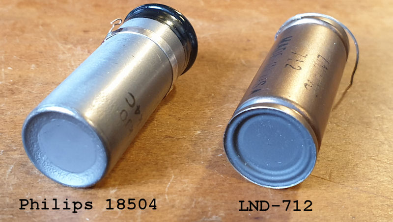 Philips 18504 & LND-712 GM Tube Comparison